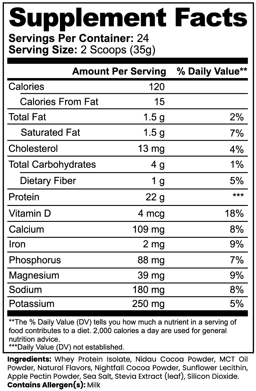 BODIED Whey Protein (Chocolate)