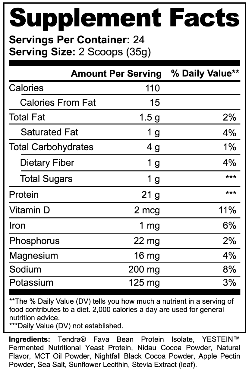 BODIED Plant Protein (Chocolate)