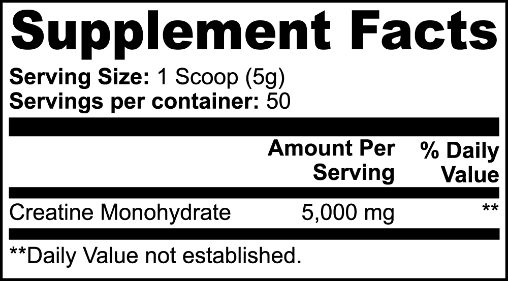 BODIED Creatine Monohydrate