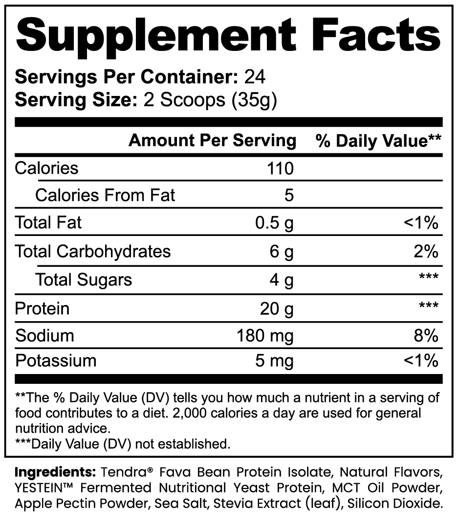 BODIED Plant Protein (Vanilla)