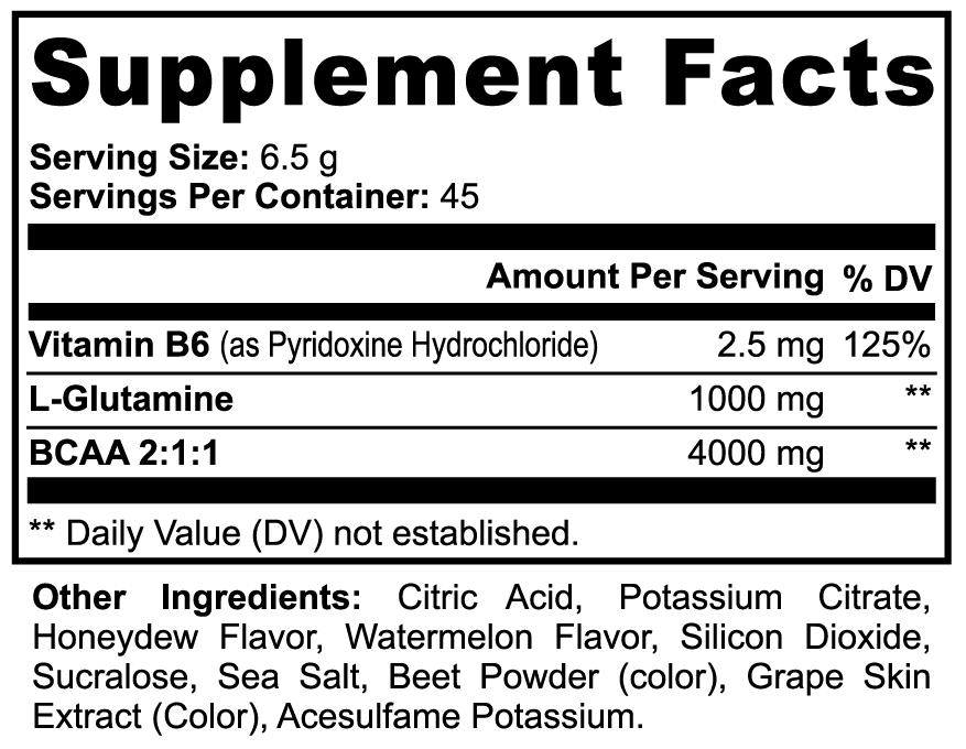 BODIED BCAA (Honeydew/Watermelon)