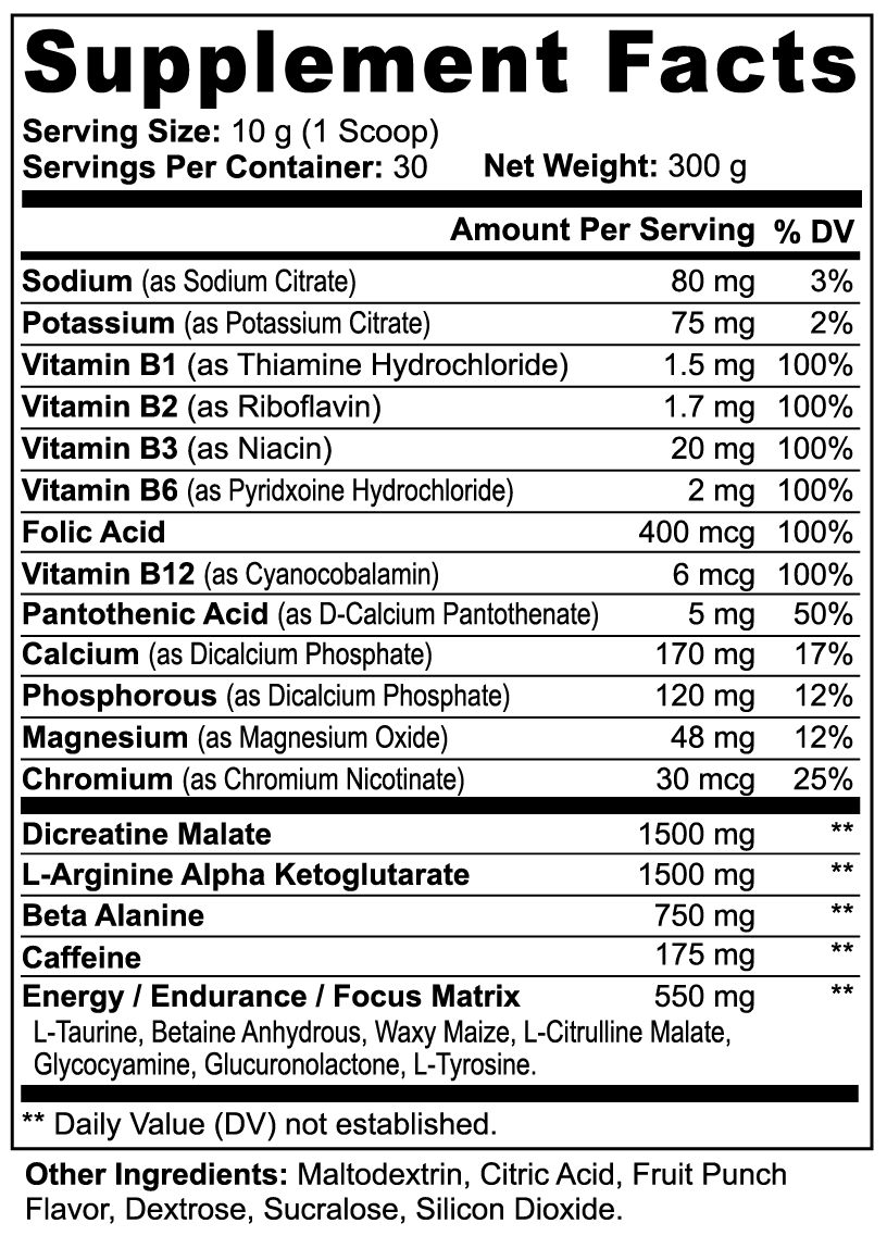 BODIED Pre-Workout