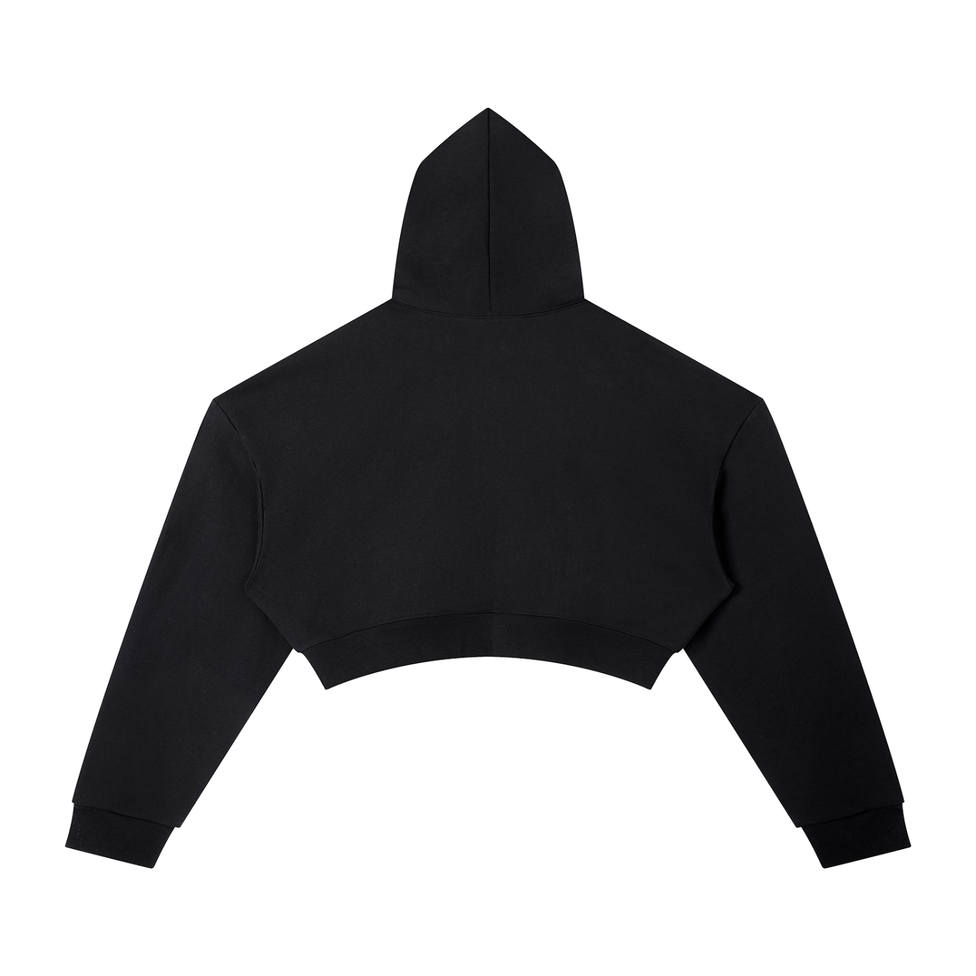 BODIED Crop Hoodie (Black)