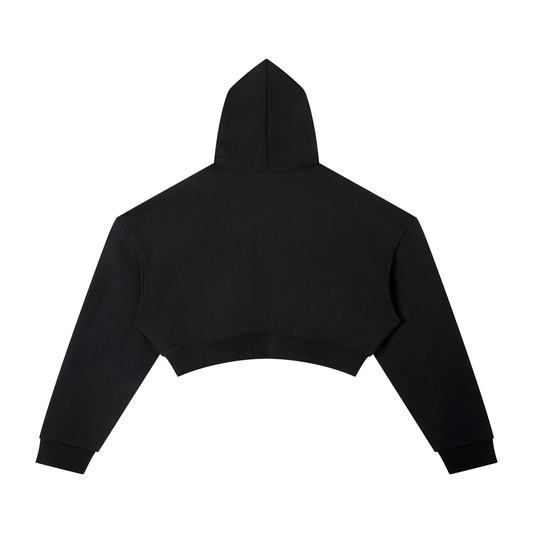BODIED Crop Hoodie (Black)