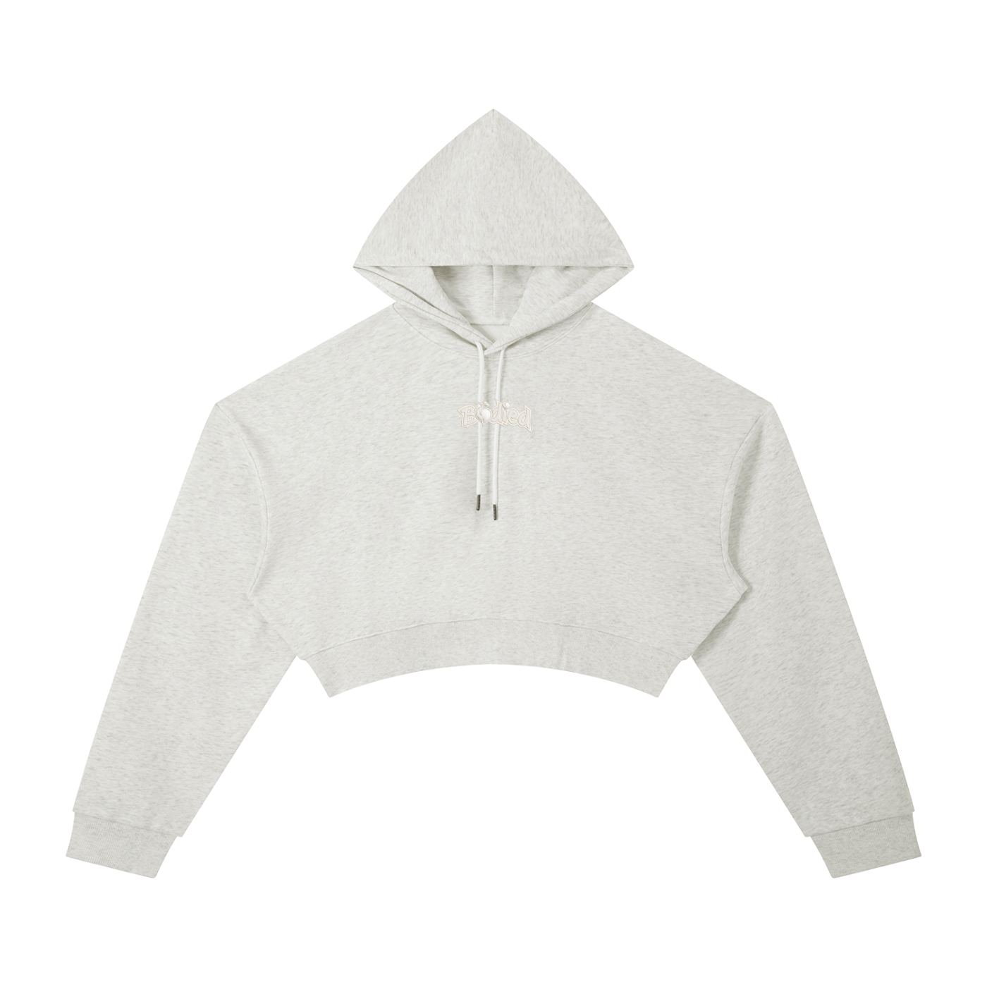 BODIED Crop Hoodie (Oat)