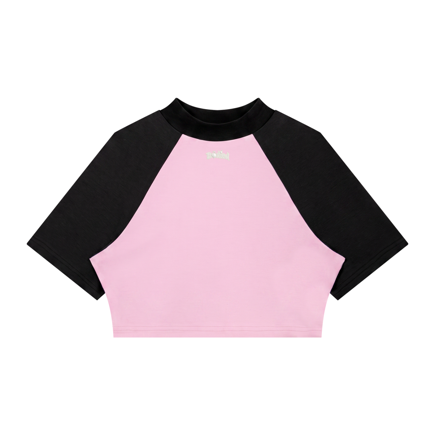 BODIED Crop Baseball Tee